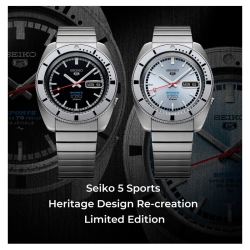 Reloj Seiko 5 Sports SKX Series ed. limitada esfera plateada SRPL03K1.