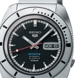 Reloj Seiko 5 Sports SKX Series ed. limitada con esfera negra, SRPL05K1.