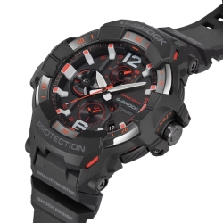 Reloj G-Shock Gravitymaster solar en negro y detalles naranja, GR-B300-8A2ER.