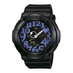 Reloj Casio Baby-G de mujer, negro y números morados BGA-134-1BER.