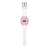 Reloj Casio Baby-G en resina transparente y esfera rosa BGD-565SJ-7ER.