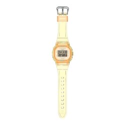 Reloj Casio Baby-G en resina transparente naranja BGD-565SJ-9ER.