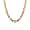 Collar dorado con piedras en colores pastel de Luxenter, SGNU011C20.