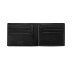 Cartera Montblanc Meisterstück en piel negra para 12 tarjetas, 103384.