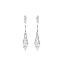 Pendientes en plata rodiada y circonitas de Salvatore Plata, 112A0272.