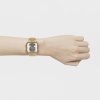 Reloj Tous D-Bear digital de mujer dorado y circonitas en bisel, 3000131300.