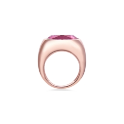 Anillo de plata rosé y cuarzo rosado, Beneglaze de Luxenter, XA2112R757.