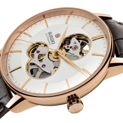 Reloj Rado Coupole Classic Open Heart automático rosé, R22895025.