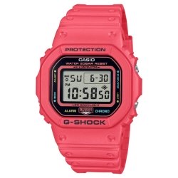 Reloj G-Shock modelo Origen rojo y orilla negra, DW-5600EP-4ER.