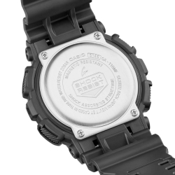 Reloj G-Shock negro con detalles flúor en esfera, GA-B2100MF-1AER.