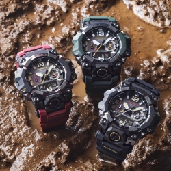 Colección G-Shock Mudmaster Solar Carbon Core en rojo GWG-B100, 2024.