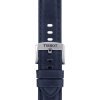 Correa original Tissot de piel azul y 20 mm de ancho, T852046831.
