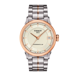 Reloj Tissot "Luxury" de mujer automático en acero con dorado T0862072226101
