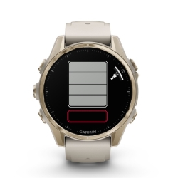 Reloj Garmin fēnix® 8 pantalla Amoled zafiro caja dorada 43 mm, 010-02903-11.