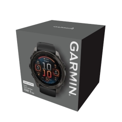 Reloj Garmin fēnix® 8 51 mm Amoled zafiro y correa negra 010-02905-21.