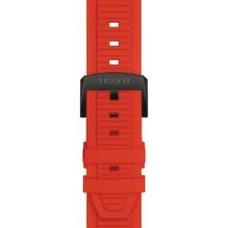 Reloj Tissot T-Race Chronograph cuarzo negro y rojo, T1414173706101.