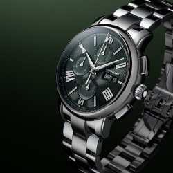 Reloj Montblanc Star Legacy Chronograph esfera verde ed. limitada, 132951.