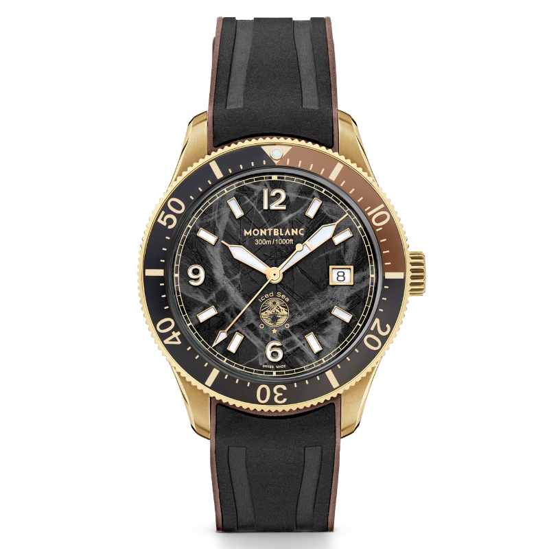 Reloj Montblanc 1858 Iced Sea Automatic con caja de bronce, 133300.