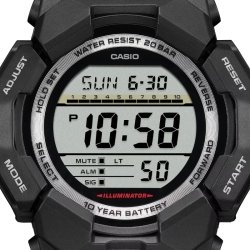 Reloj G-Shock Classic digital en resina biológica negra, GD-010-1ER.