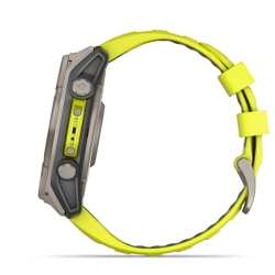 Reloj inteligente Garmin fēnix® 8 51 mm solar y zafiro correa amarilla, 010-02907-21.