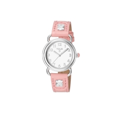 Reloj Tous para niña "Baby Bear" correa piel rosa 500350180