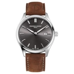 Reloj Frederique Constant Classics 40 mm y esfera gris, FC-220DGS5B6.