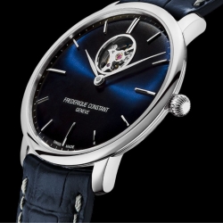 Reloj Frederique Constant Classics Slimline en azul, FC-303NS5B6.