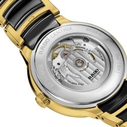 Reloj Centrix Automatic Diamonds negro y dorado, R30008742.