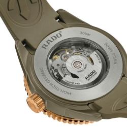 Reloj Rado Captain Cook High-Tech Ceramic Skeleton oliva, R32150168.