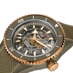 Reloj Rado Captain Cook High-Tech Ceramic Skeleton oliva, R32150168.