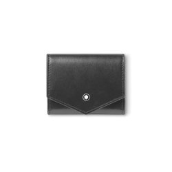 Monedero de piel negra Montblanc Meistertück de hombre ref. 198332.