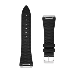 Correa extra en caucho negra para el Frederique Constant Highlife Heart Beat Automatic esfera negra, FC-310B4NH6B.