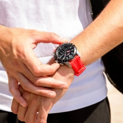 Reloj híbrido Festina Connected D caja de titanio y rojo, F23000/C.