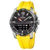 Reloj híbrido Festina Connected D caja de titanio y amarillo, F23000/A.
