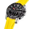Reloj híbrido Festina Connected D caja de titanio y amarillo, F23000/A.