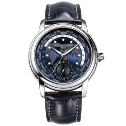 Reloj Frederique Constant Manufacture Worldtimer azul, FC-718NWWM4H6.