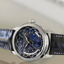 Reloj Frederique Constant Manufacture Worldtimer azul, FC-718NWWM4H6.