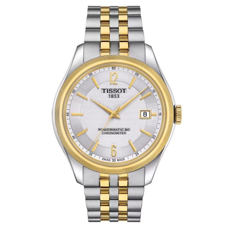 Reloj Tissot Ballade para hombre automático COSC, en acero bicolor T1084082203700. Reloj Tissot Ballade para hombre automático COSC, en acero bicolor T1084082203700.