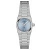 Reloj Tissot PRX 25 mm en cuarzo y esfera celeste, T1370101135100.