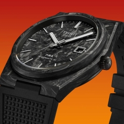 Reloj Tissot PRX Powermatic 80 40 mm caja de carbono, T1379079720100.