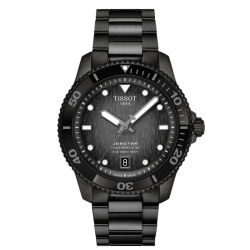 Reloj Tissot Seastar 1000 Powermatic 80 40 mm negro, T1208073305100.