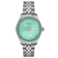 Reloj Tissot Ballade 34 mm en cuarzo y esfera verde, T1562101109100.
