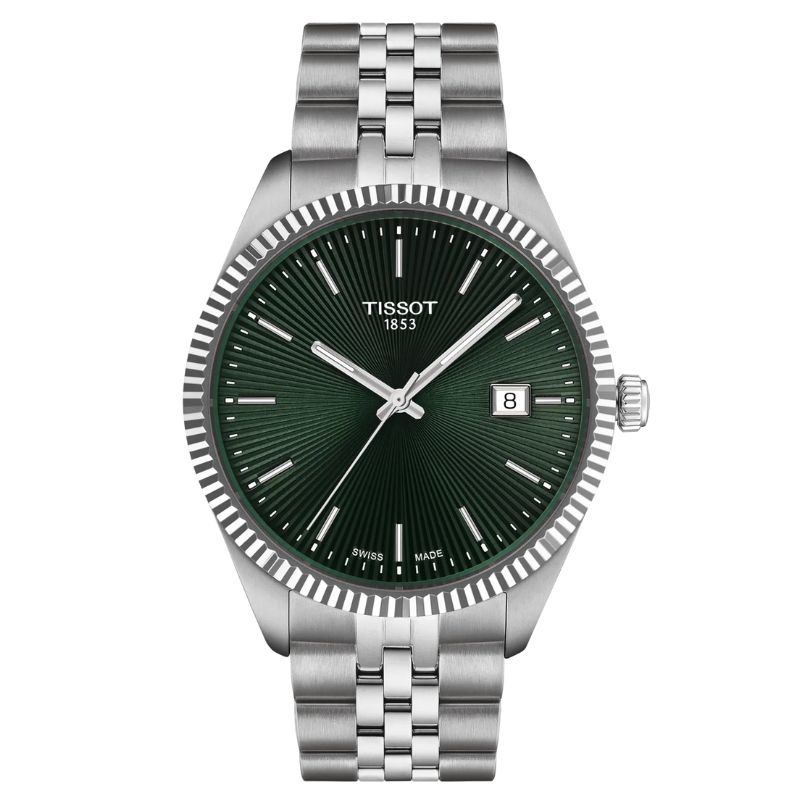 Reloj Tissot Ballade 40 mm en cuarzo y esfera verde, T1564101109100.