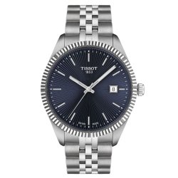 Reloj Tissot Ballade 40 mm en cuarzo y esfera azul, T1564101104100.