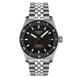 Reloj Tissot PR516 Powermatic 80 con esfera negra, T1494071105100.