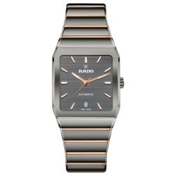 Reloj Rado Anatom Automatic cerámica gris y detalles rosé, R10203102.
