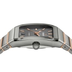 Reloj Rado Anatom Automatic cerámica gris y detalles rosé, R10203102.