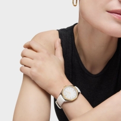 Reloj TOUS Now Lady bicolor, nácar y correa caucho blanca, 3000141100.