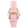 Reloj Tous Now Lady bicolor, nácar y correa caucho rosa, 3000141600.