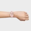 Reloj Tous Now Lady bicolor, nácar y correa caucho rosa, 3000141600.